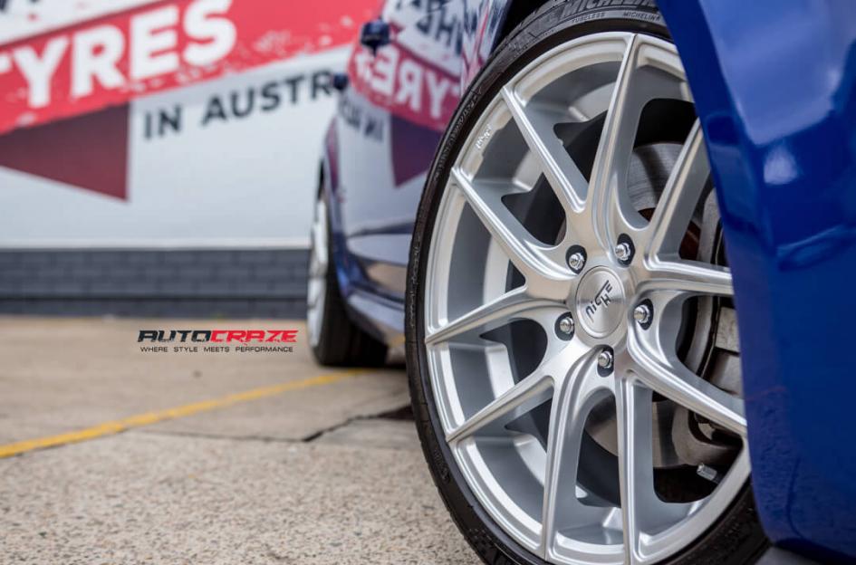 FORD FIESTA TARGA SILVER MACHINED FACE